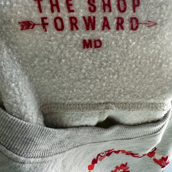 Gray Smiley Face Sweatshirt - Picture 5 of 5